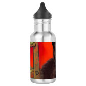 Van Gogh Stijl Zwarte Kat Waterfles (Links)