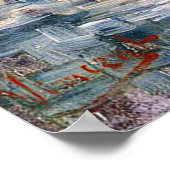 Van Gogh Still Life Pot of Geraniums  Poster (Hoek)