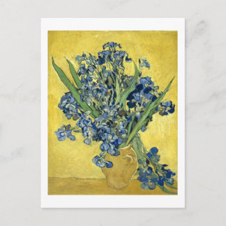 Van Gogh still Life Vase, Irises (F678) Fine Art Briefkaart