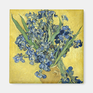 Van Gogh still Life Vase, Irises (F678) Fine Art Magneet