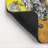 Van Gogh still Life Vase, Irises (F678) Fine Art Muismat (Hoek)