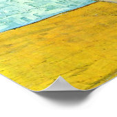 van Gogh still Life Vase met twaalf zonnebloemen Poster (Hoek)