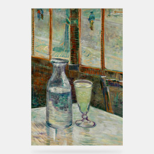 Van Gogh - Stilleven Glas Absint en Karaaf Acryl Bord