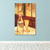 Van Gogh - Stilleven met Absinthe Canvas Afdruk (Insitu (Houten vloer))