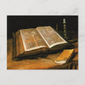 Van Gogh - Stilleven met bijbel Briefkaart (Voorkant)
