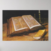  van Gogh Stilleven met bijbel Poster (Voorkant)