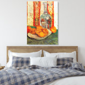 Van Gogh - Stilleven met karaf & citrusvruchten Canvas Afdruk (Insitu (Slaapkamer))