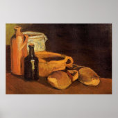 Van Gogh - Stilleven met klompen en potten Poster (Voorkant)