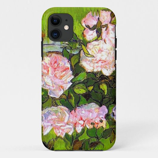 Van Gogh Stilleven met roze rozen Case-Mate iPhone Case (Achterkant)