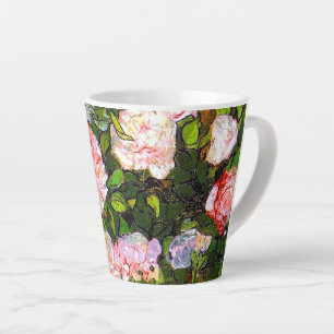 Van Gogh Stilleven met roze rozen Latte Mok