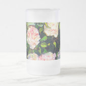 Van Gogh Stilleven met roze rozen Matglas Bierpul (Center)