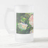 Van Gogh Stilleven met roze rozen Matglas Bierpul (Links)