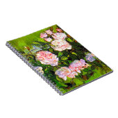 Van Gogh Stilleven met roze rozen Notitieboek (Rechterzijde)