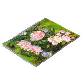 Van Gogh Stilleven met roze rozen Notitieboek (Linkerzijde)