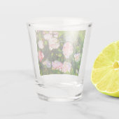 Van Gogh Stilleven met roze rozen Shot Glas (Achterkant)