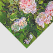 Van Gogh Stilleven met roze rozen Tissuepapier (Detail)