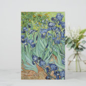 Van Gogh Stilleven: Vaas met Irissen Briefpapier (Staand voorkant)