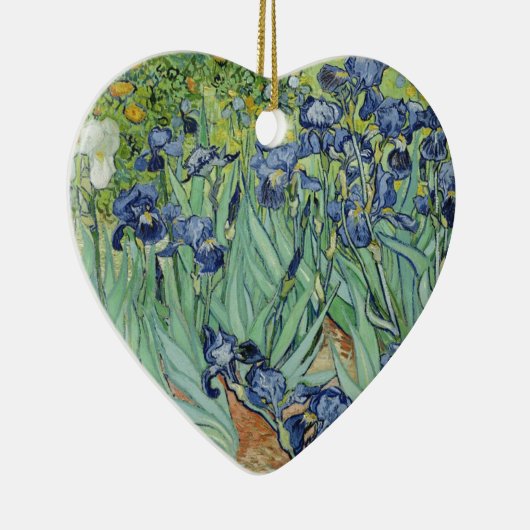 Van Gogh Stilleven: Vaas met Irissen Keramisch Ornament (Rechts)