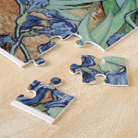 Van Gogh Stilleven: Vaas met Irissen Legpuzzel (Zijkant)