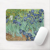 Van Gogh Stilleven: Vaas met Irissen Muismat (Met muis)