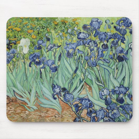 Van Gogh Stilleven: Vaas met Irissen Muismat (Voorkant)