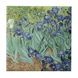 Van Gogh Stilleven: Vaas met Irissen Tegeltje