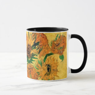 Van Gogh - Stilleven vaas met vijftien zonnebloeme Mok