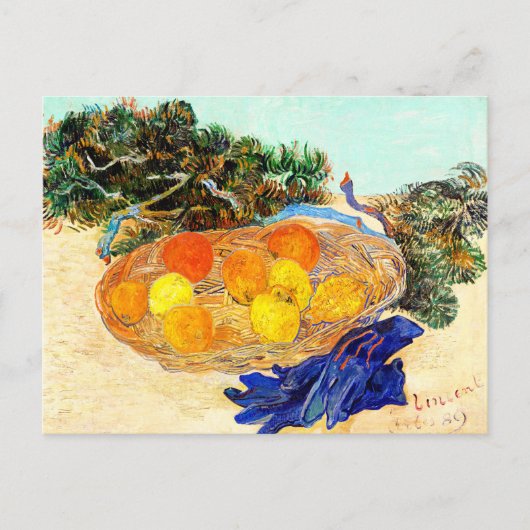 Van Gogh - Stilleven van Sinaasappels en Lemons Briefkaart (Voorkant)