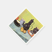 Van Gogh - stilstaand leven met blauw elemelkoffep Servet (Hoek)