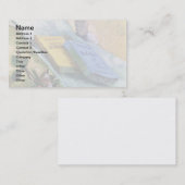 Van Gogh - stilstaand leven met gipbeeldje Visitekaartje (Voorkant / Achterkant)