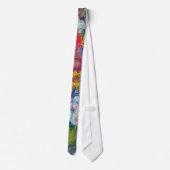 Van Gogh - stilstaand leven met Rozen en zonnebloe Stropdas (Achterkant)