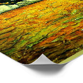 Van Gogh - stilstaande levensfase met 14 zonnebloe Poster (Hoek)