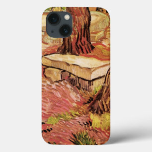 Van Gogh Stone Bench in Garden, St Paul Hospital Case-Mate iPhone Case