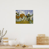 Van Gogh - Straat in Auvers-Sur-Oise Poster (Keuken)