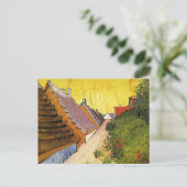 Van Gogh - Straat in Saintes-Maries, Briefkaart (Staand voorkant)