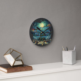 Van Gogh Style Acrylic Wall Clock Ronde Klok