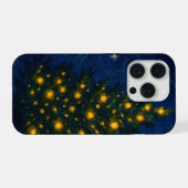 Van Gogh-style Christmas Tree Phone Case - iPhone Hoesje (Achterkant horizontaal)