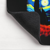 Van Gogh Style Hot Air Balloon Starry Night Muismat (Hoek)