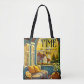 Van Gogh Style Sunset Wijnliefhebber Tote Bag (Voorkant)