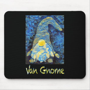 Van Gogh Style Van Gnome Art Schilder Design Starr Muismat