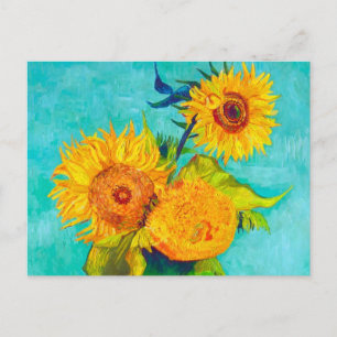 Van Gogh Sunflower Aankondigingskaart