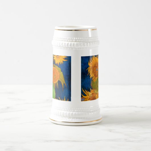 Van Gogh Sunflower Bierpul (Center)
