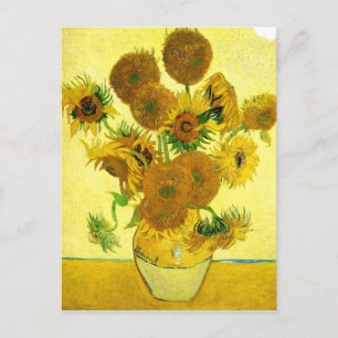 Van Gogh Sunflower Briefkaart