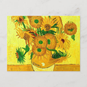 Van Gogh Sunflower Briefkaart