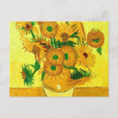 Van Gogh Sunflower Briefkaart (Voorkant)