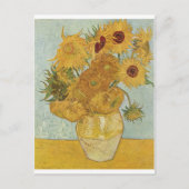 Van Gogh Sunflower Briefkaart (Voorkant)