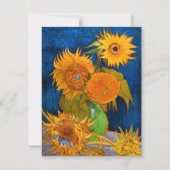 Van Gogh Sunflower Card (Voorkant)