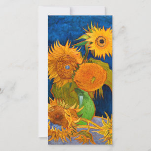 Van Gogh Sunflower Card