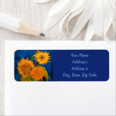 Van Gogh Sunflower Etiket (Insitu)