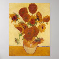 Van Gogh Sunflower (F454)  fijne kunst